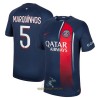 Officiële Voetbalshirt Paris Saint-Germain Marquinhos 5 Thuis 2023-24 - Heren